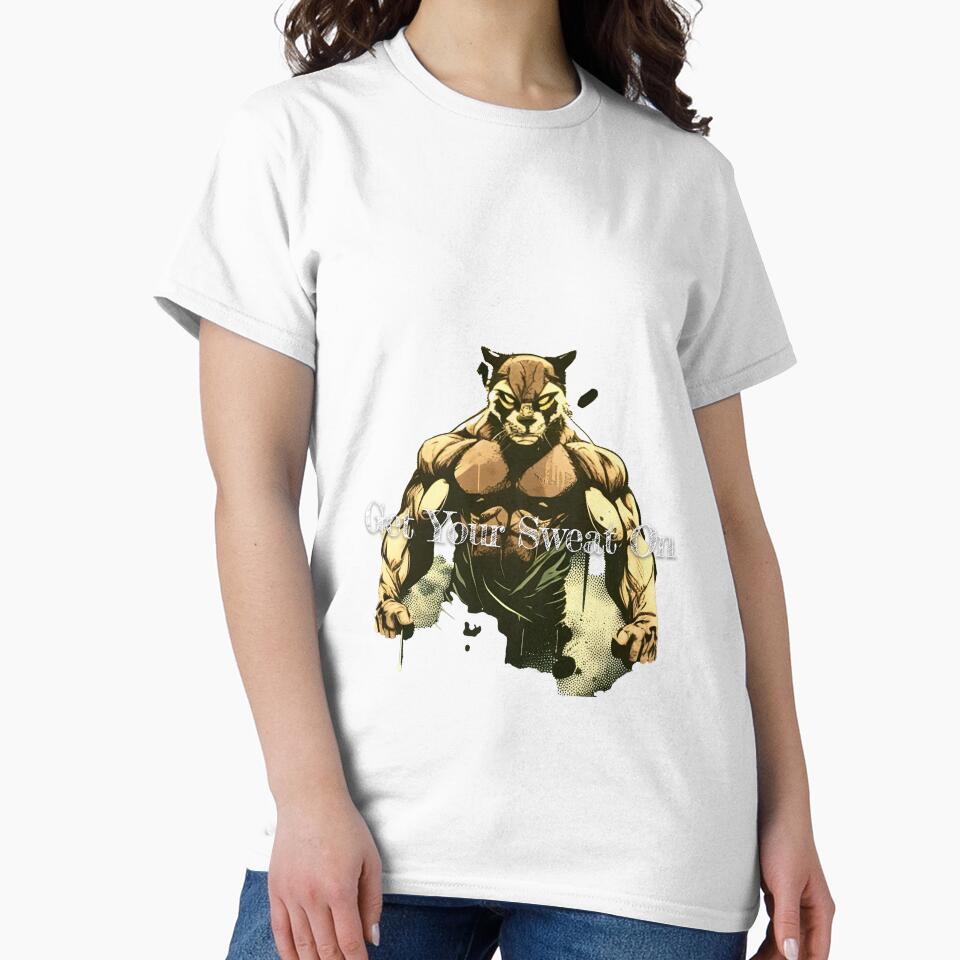 Get Your Sweat OnDesignBodybuilding Fitness Gym Workout Exercise Merch Print Design by tengamerx