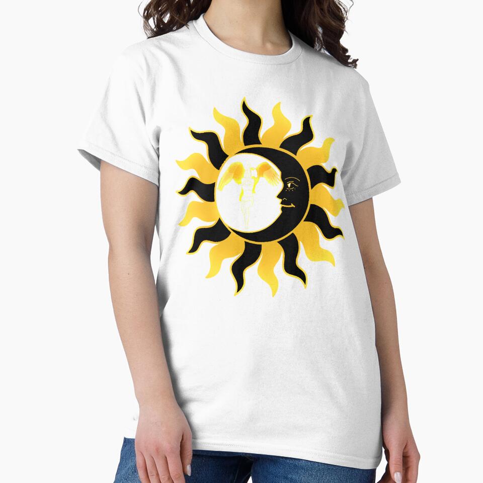 Eagle Yoga Pose With  Moon And Sun by TeesFashion T-Shirts, Hoodie, Sweatshirt | BlankRebels.com (Image 2)