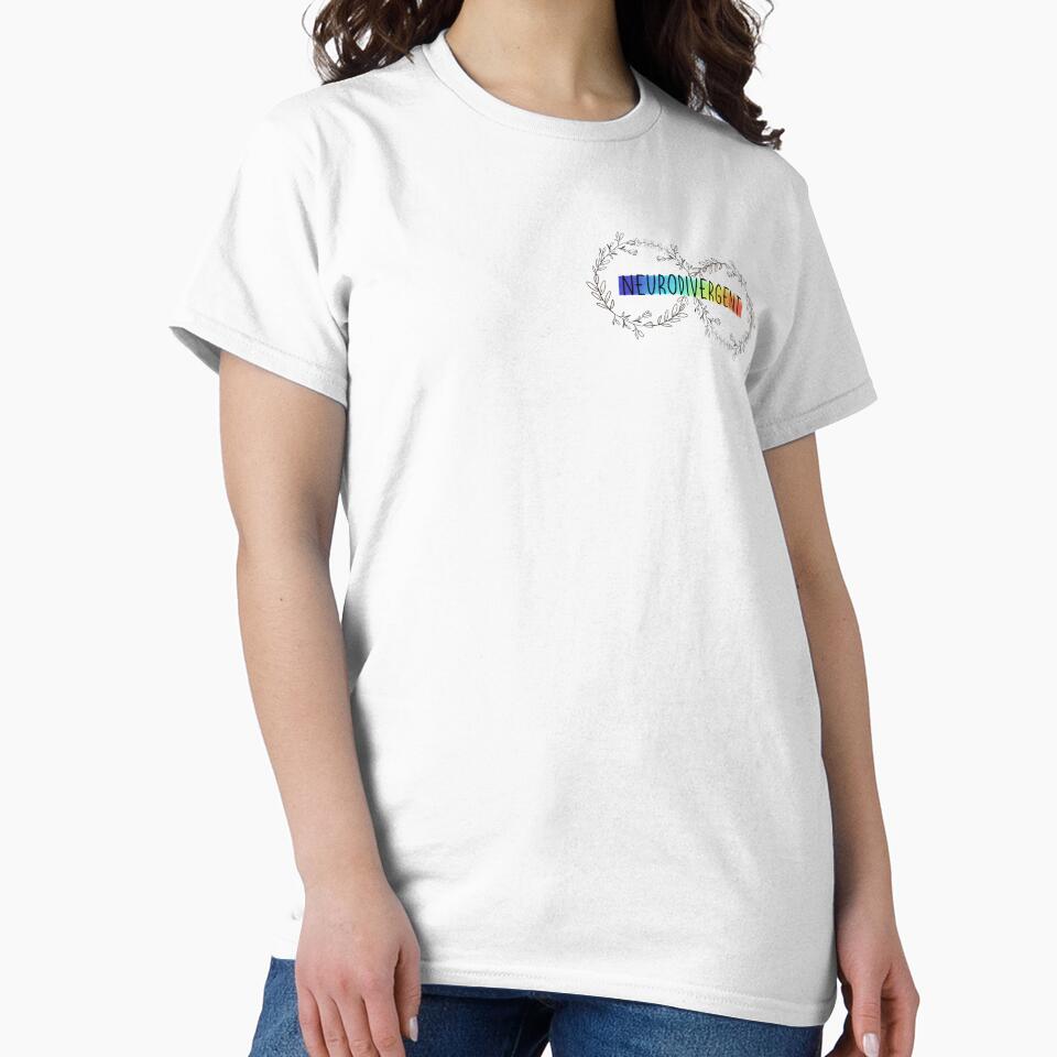 Neurodivergent illustration by Shy Girl Merchant T-Shirts, Hoodie, Sweatshirt | BlankRebels.com (Image 2)