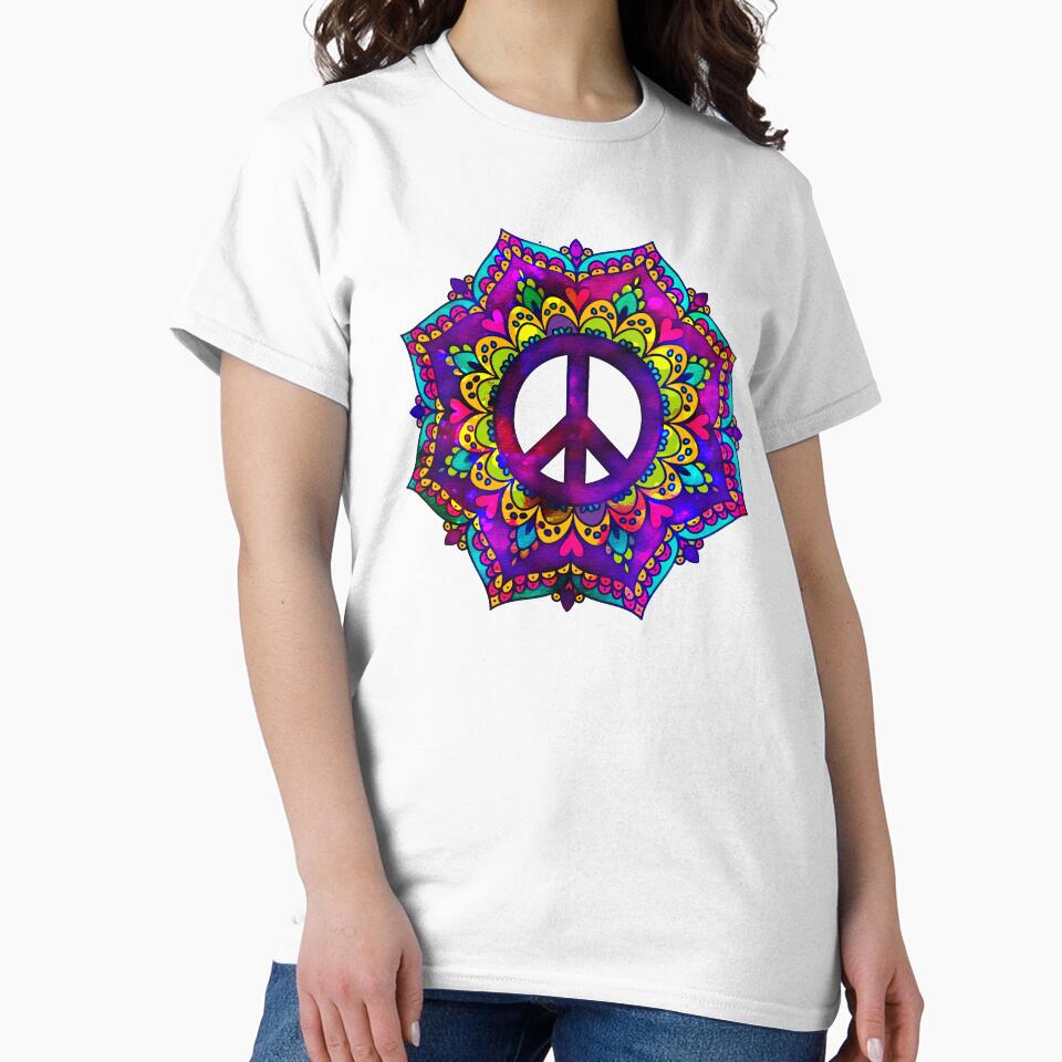 Flower Peace Mandala - 45b by serenaking