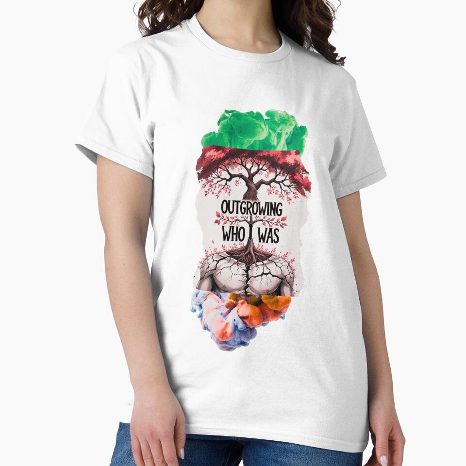 Outgrowing Who I Was emotional design by SloganSauce T-Shirts, Hoodie, Sweatshirt | BlankRebels.com (Image 2)