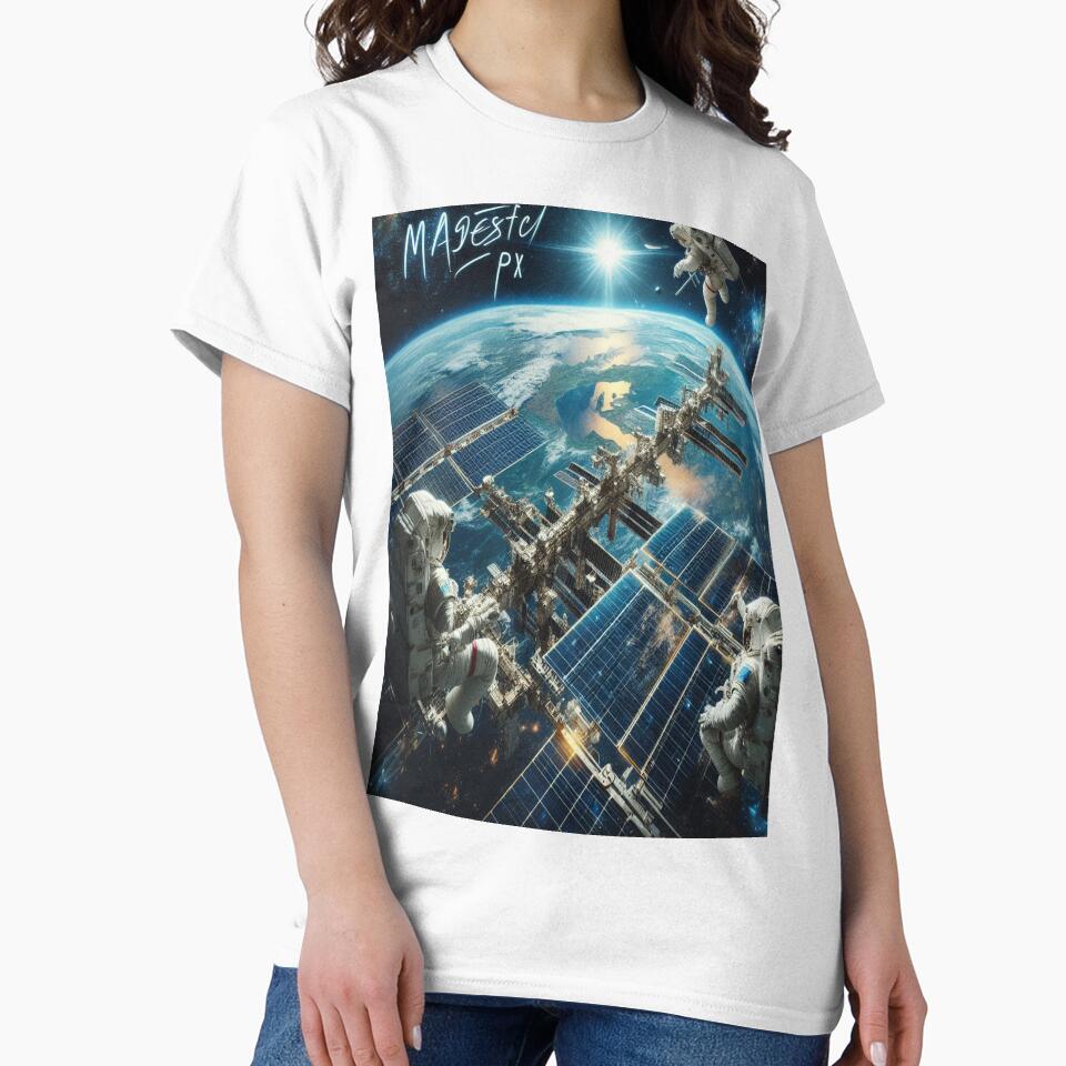 ISS Astronauts 1 by MajesticPx T-Shirts, Hoodie, Sweatshirt | BlankRebels.com (Image 2)