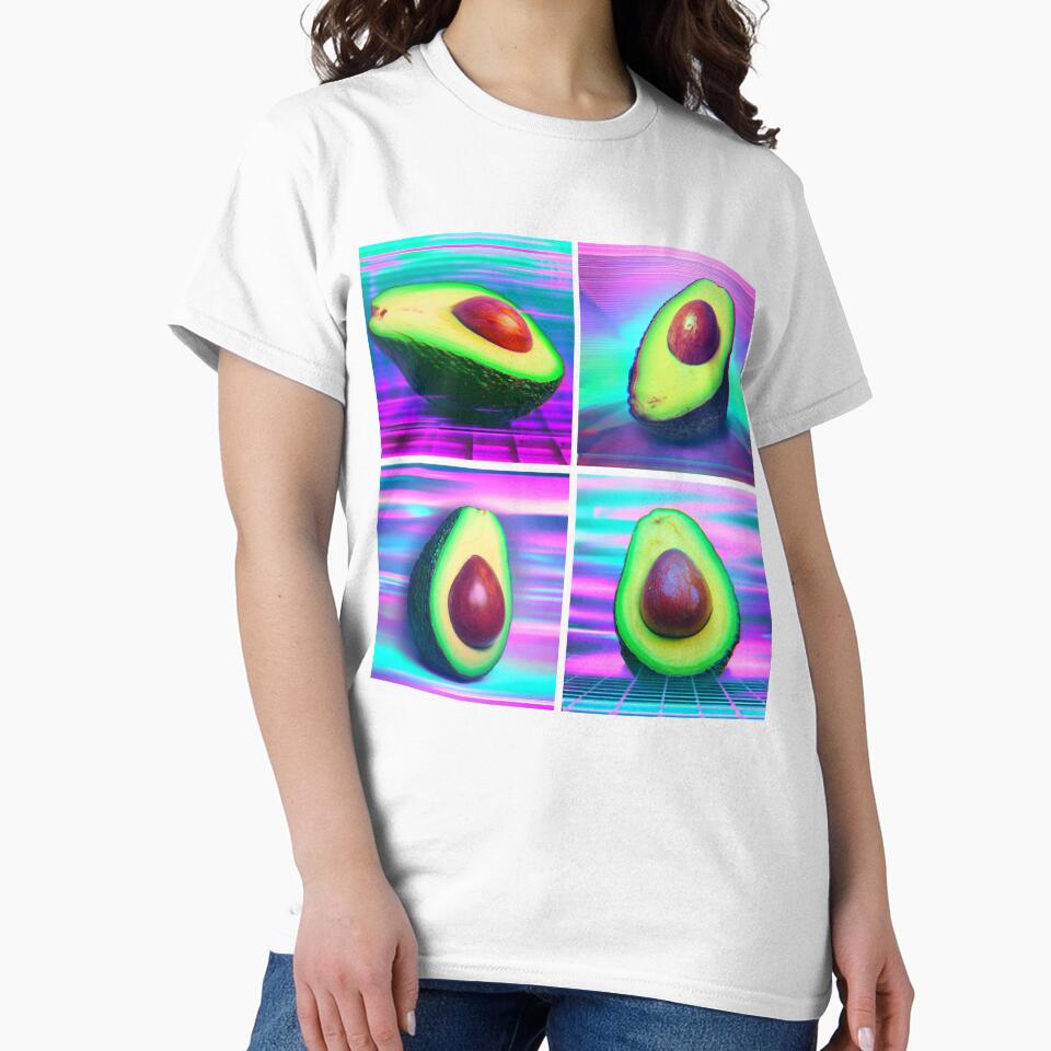 vaporwave avocados by The Cool   Store T-Shirts, Hoodie, Sweatshirt | BlankRebels.com (Image 2)