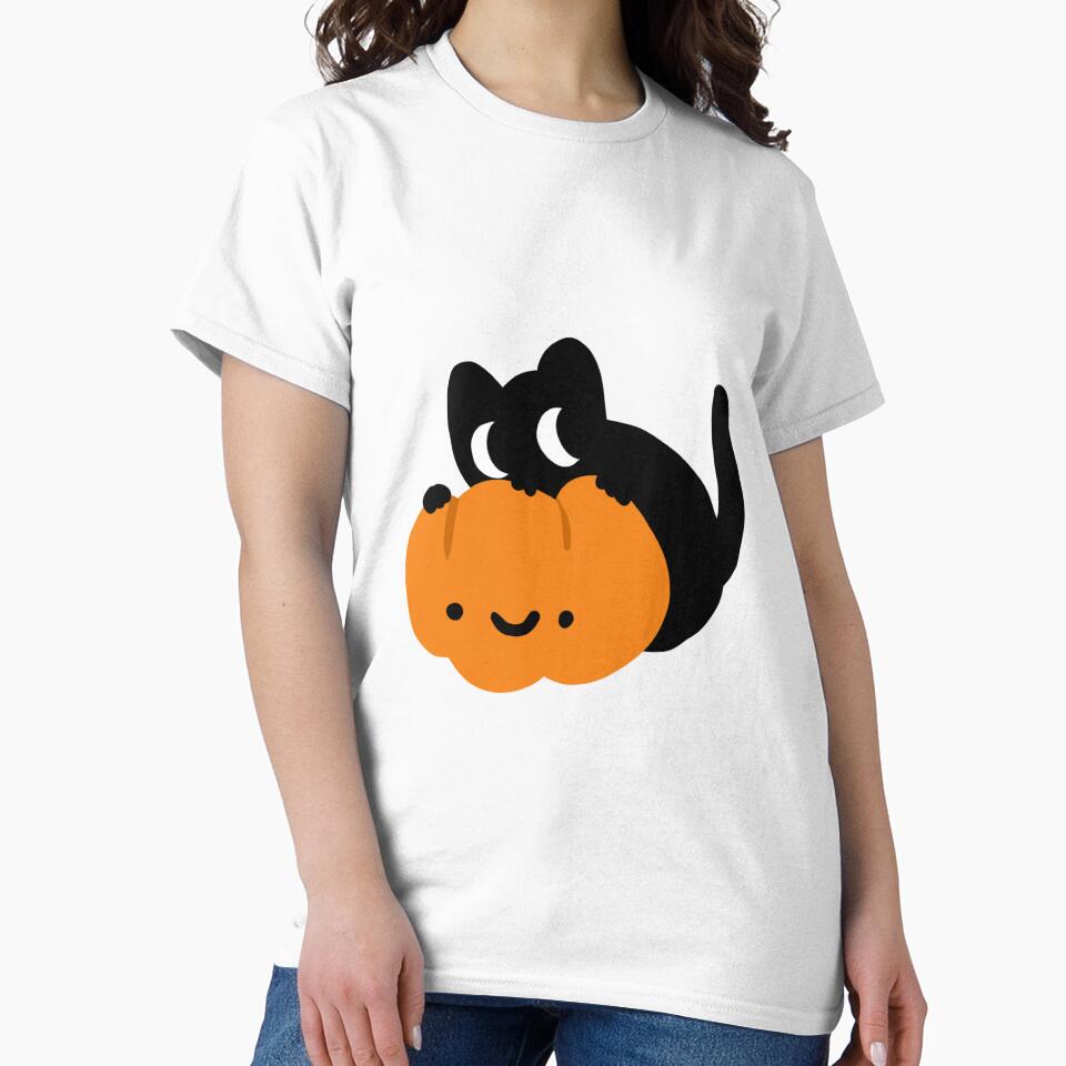 Halloween cat by dinosaurfibi T-Shirts, Hoodie, Sweatshirt | BlankRebels.com (Image 2)