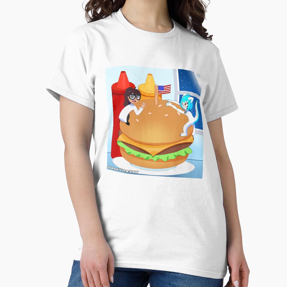 Burger by Sharkynatty T-Shirts, Hoodie, Sweatshirt | BlankRebels.com (Image 2)