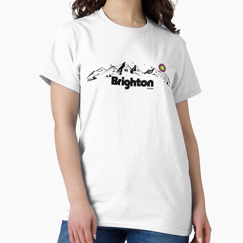 Brighton Resort Mountains by 10slash1 T-Shirts, Hoodie, Sweatshirt | BlankRebels.com (Image 2)