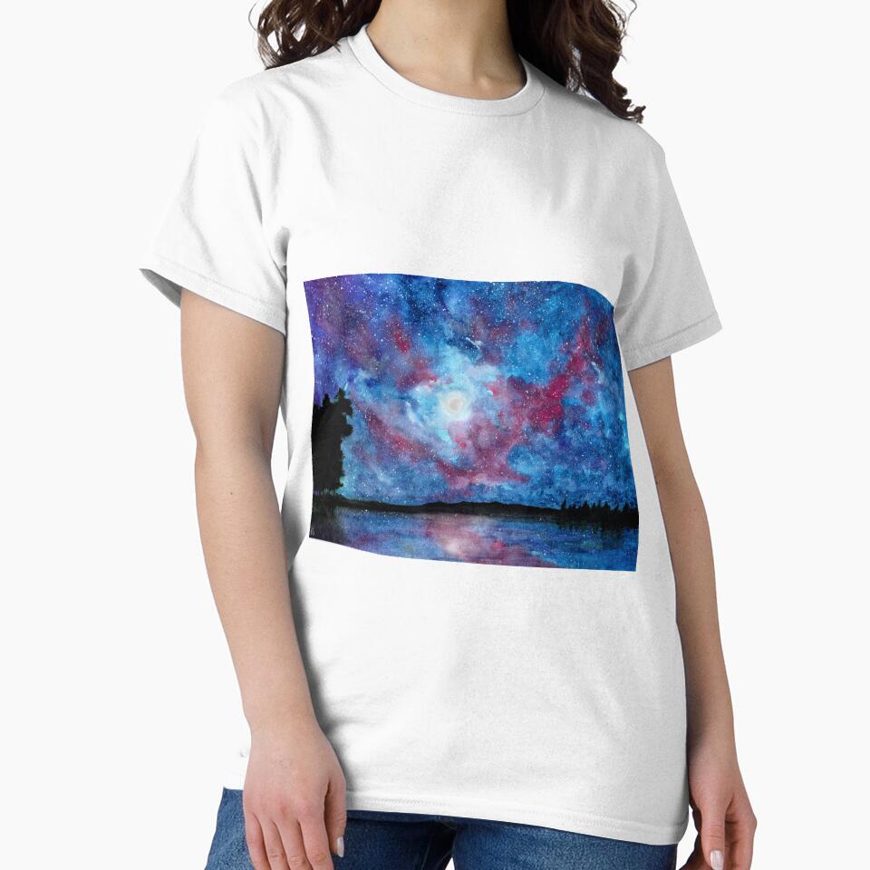 Galaxy Landscape by Cadva T-Shirts, Hoodie, Sweatshirt | BlankRebels.com (Image 2)