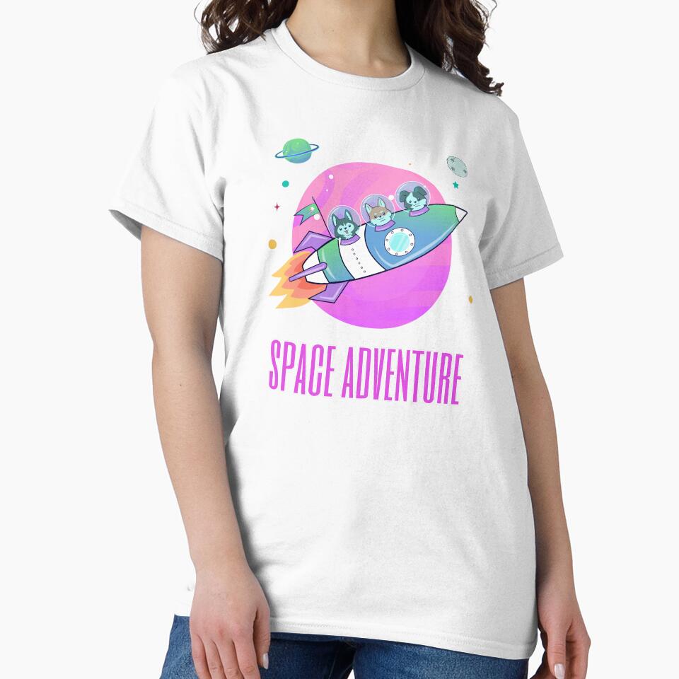 Space Adventure by a2zbuyshop T-Shirts, Hoodie, Sweatshirt | BlankRebels.com (Image 2)