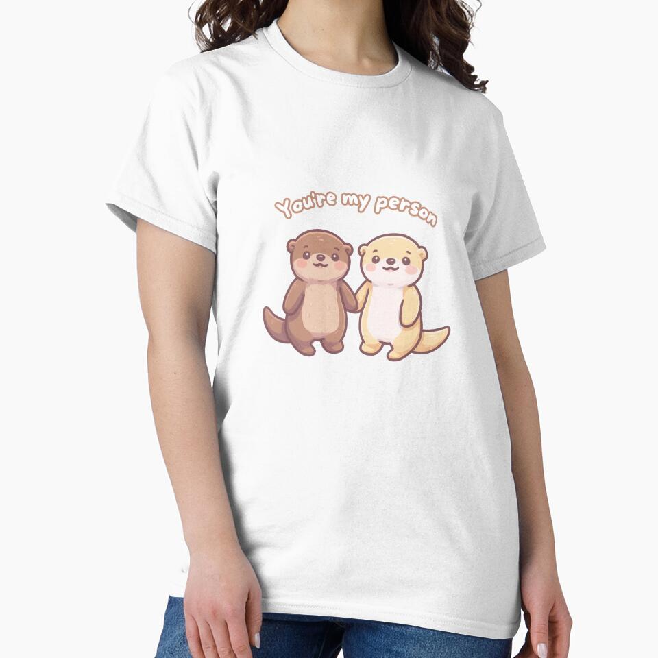 You're my person kawaii otters by CollieCreates T-Shirts, Hoodie, Sweatshirt | BlankRebels.com (Image 2)
