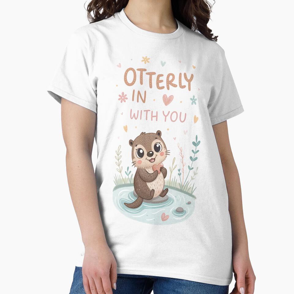 Otterly in Love With you, kawaii Puns by MagicalThreads T-Shirts, Hoodie, Sweatshirt | BlankRebels.com (Image 2)