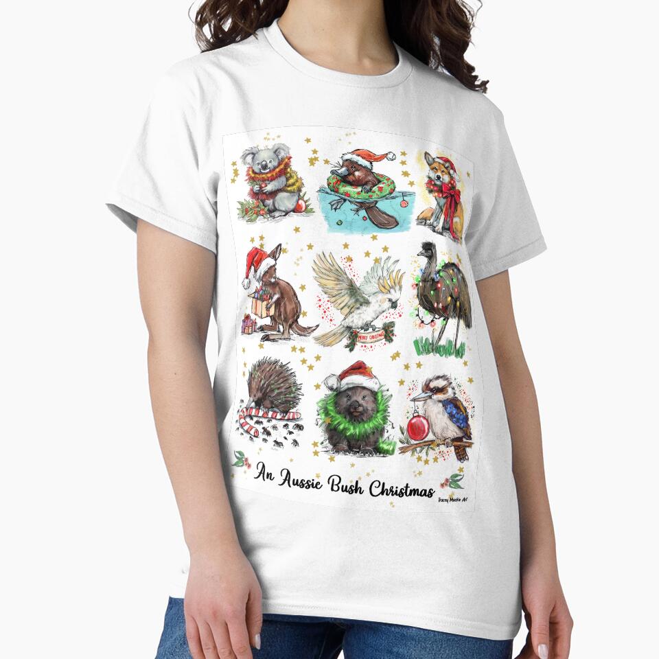 An Aussie Bush Christmas by TraceyMackieArt T-Shirts, Hoodie, Sweatshirt | BlankRebels.com (Image 2)