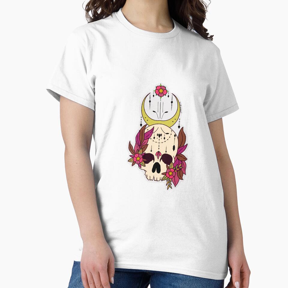 Esoteric Skull by FranettiArt T-Shirts, Hoodie, Sweatshirt | BlankRebels.com (Image 2)