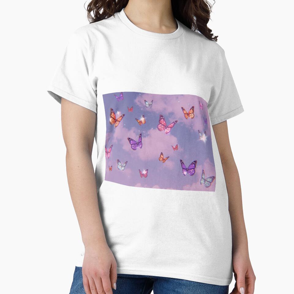 aesthetic glitter assorted butterflies by stse3 T-Shirts, Hoodie, Sweatshirt | BlankRebels.com (Image 2)
