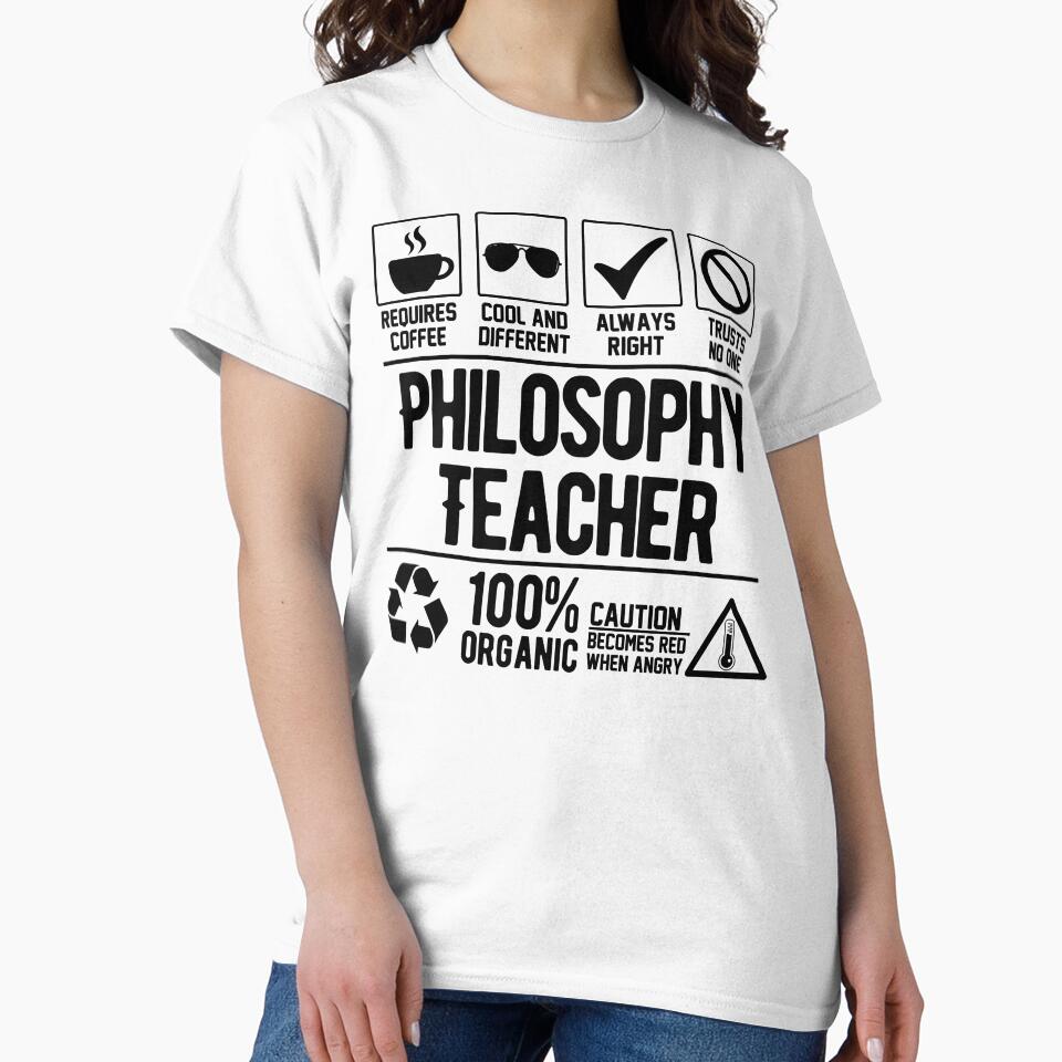 Philosophy Teacher by Graficof T-Shirts, Hoodie, Sweatshirt | BlankRebels.com (Image 2)