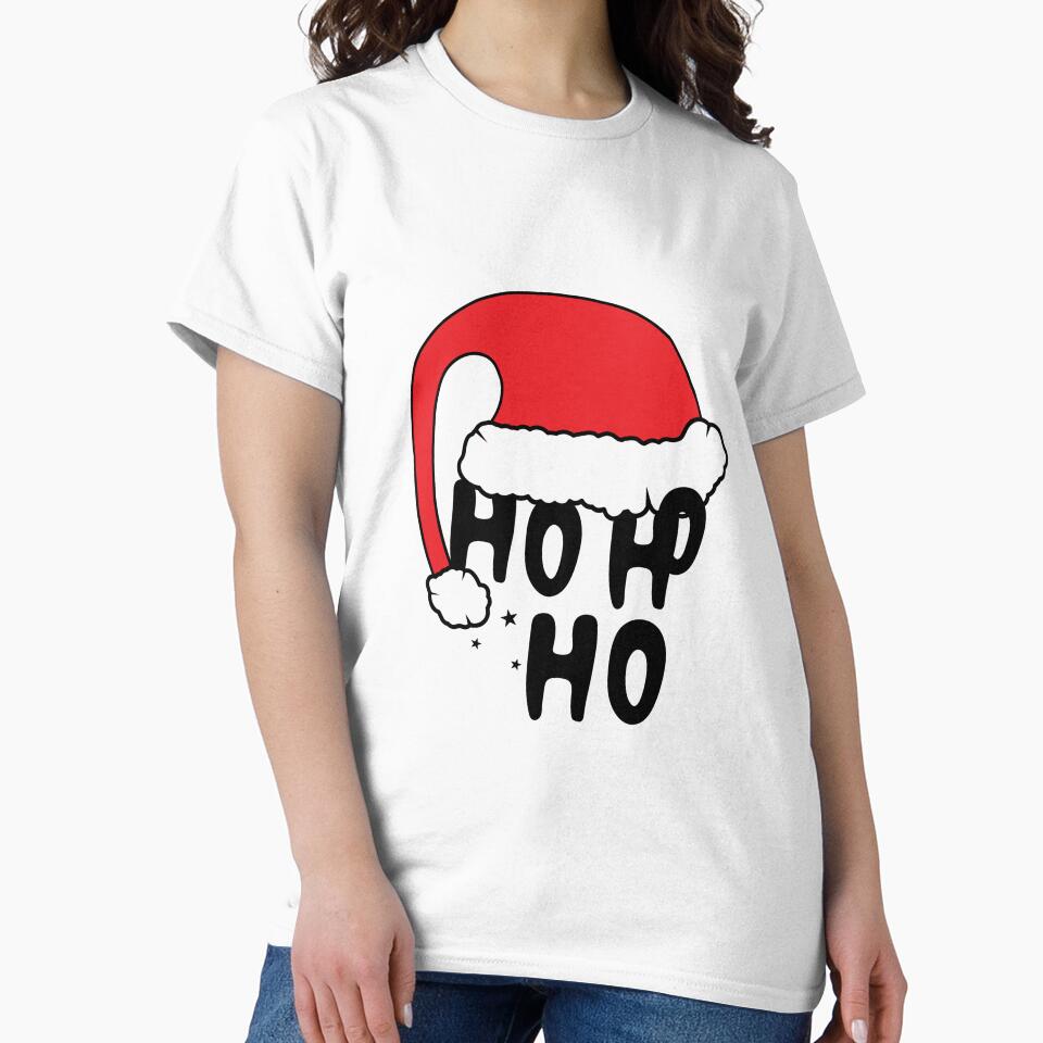 Christmas: HO HO HO Essential Classic T-Shirt design by hetvick