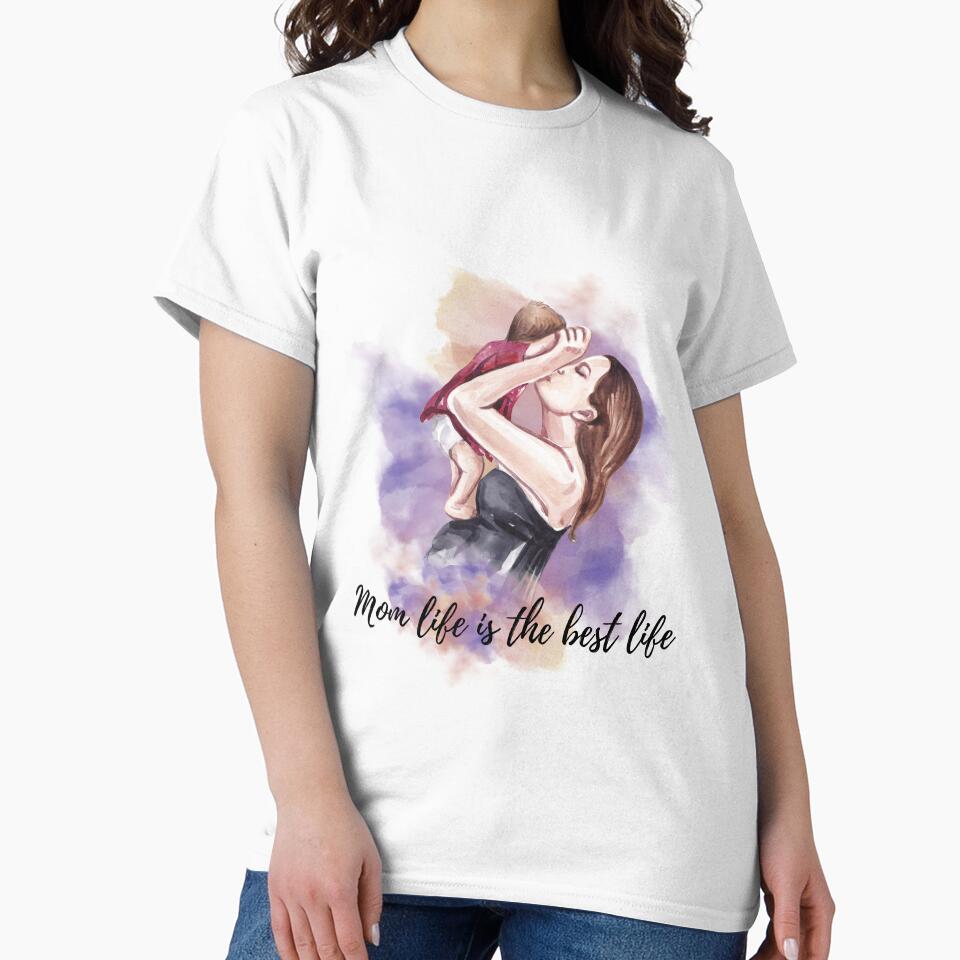 Mom Life Is The Best Life by BobbyTee Merch T-Shirts, Hoodie, Sweatshirt | BlankRebels.com (Image 2)