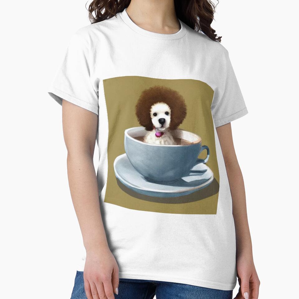 A DOG INSIDE A COFFE CUP by Megh Trivedi T-Shirts, Hoodie, Sweatshirt | BlankRebels.com (Image 2)
