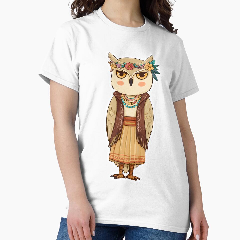 Whimsical Boho Owl Tribal by bapupa T-Shirts, Hoodie, Sweatshirt | BlankRebels.com (Image 2)