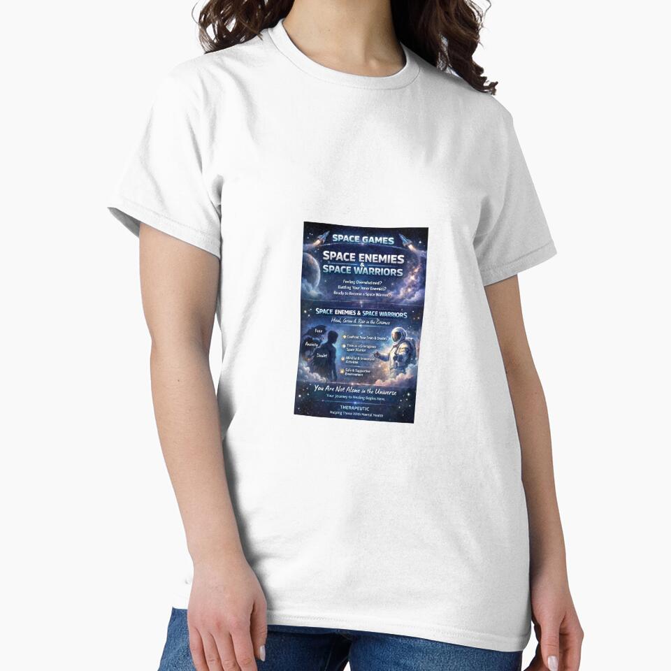 SPACE GAMES - SPACE ENEMIES & SPACE WARRIORS by DJLancs T-Shirts, Hoodie, Sweatshirt | BlankRebels.com (Image 2)