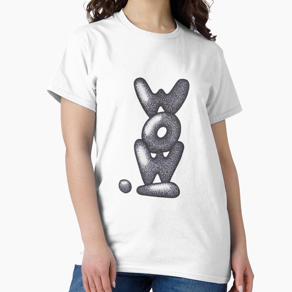 Black and white poinillism painting, black lettering by MitoP T-Shirts, Hoodie, Sweatshirt | BlankRebels.com (Image 2)