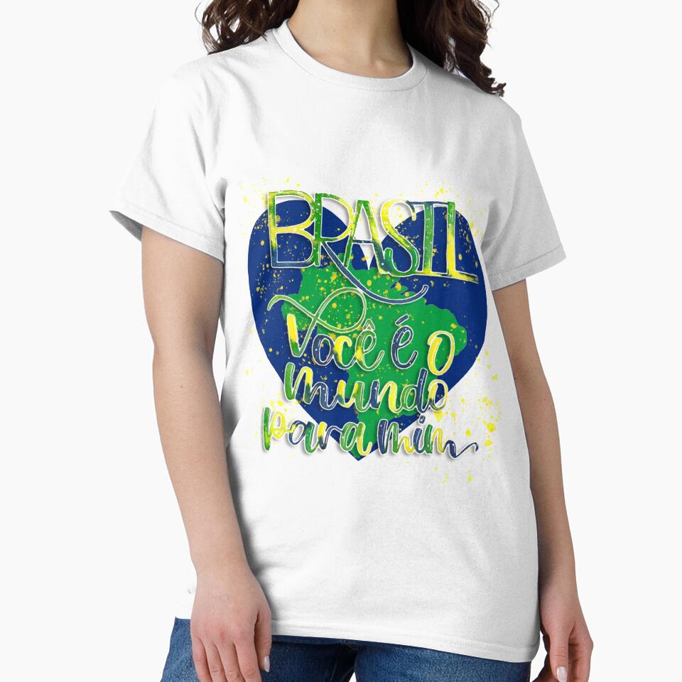 Brazil, You are My World by shcass T-Shirts, Hoodie, Sweatshirt | BlankRebels.com (Image 2)
