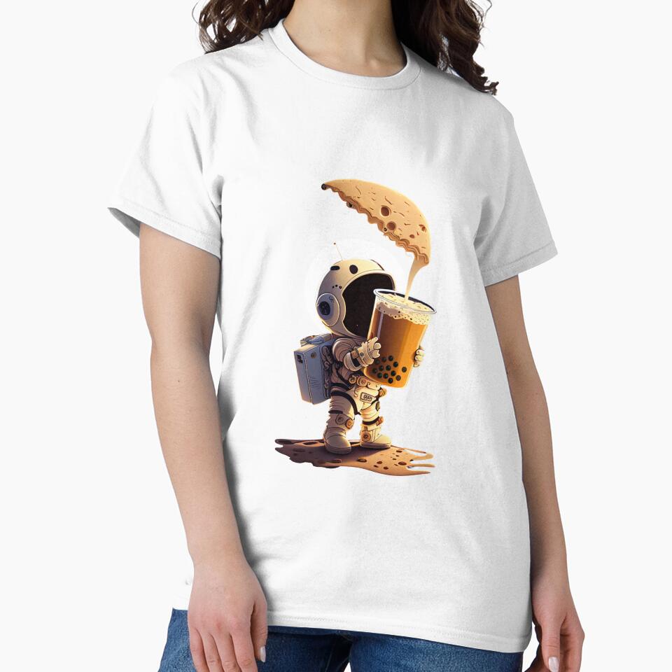 Cute Boba Astronaut Kawaii by c4k5llc T-Shirts, Hoodie, Sweatshirt | BlankRebels.com (Image 2)