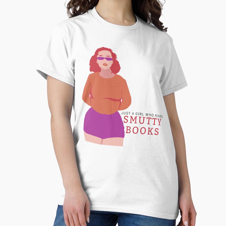 Just a Girl Who Reads Smutty Books 15 by jaekindacray T-Shirts, Hoodie, Sweatshirt | BlankRebels.com (Image 2)