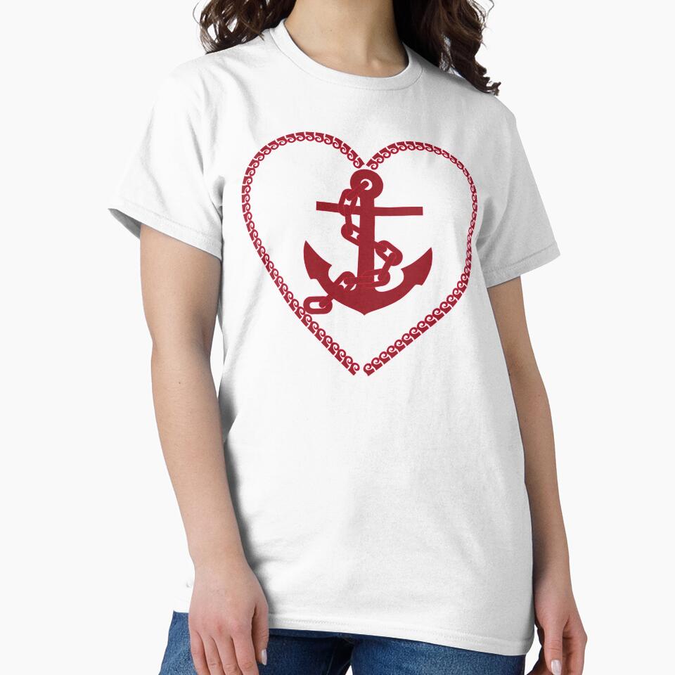 Anchor My Love Valentine by GoodBuyCollect T-Shirts, Hoodie, Sweatshirt | BlankRebels.com (Image 2)