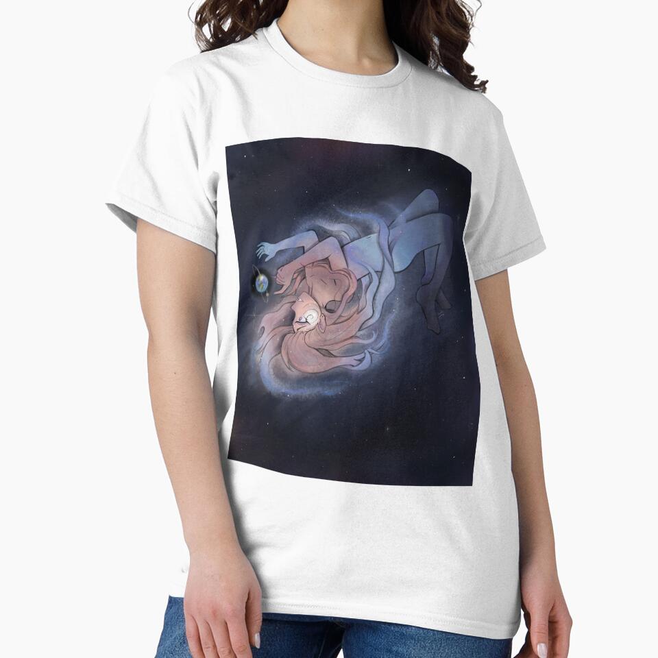 Milky Way Galaxy Girl by JessCom1 T-Shirts, Hoodie, Sweatshirt | BlankRebels.com (Image 2)