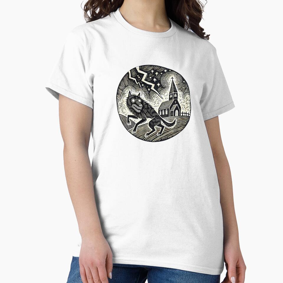 Black Shuck (Devil Dog of East Anglia) by FolkFoundry T-Shirts, Hoodie, Sweatshirt | BlankRebels.com (Image 2)