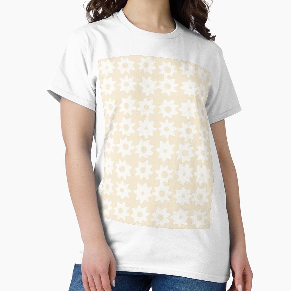 BOHO STAR PATTERN NEUTRAL LIGHT BEIGE T-Shirts, Hoodie, Sweatshirt