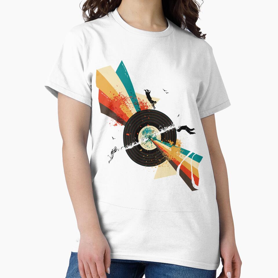 Vinyl record rainbow by Artpeggio T-Shirts, Hoodie, Sweatshirt | BlankRebels.com (Image 2)