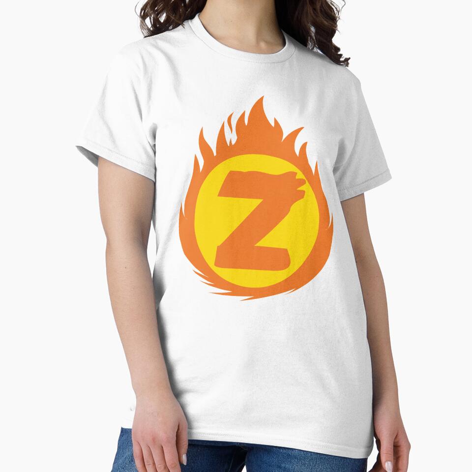 Superhero Letter Z. Fire Insignia by mgulin