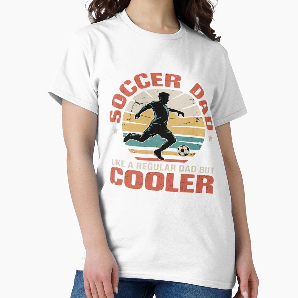 Soccer Dad Funny Player Fan Best Father's Day by khorbiasieno