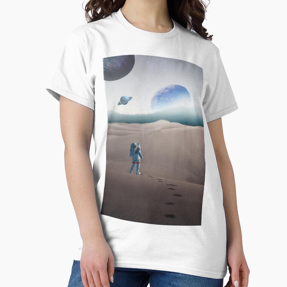 Astronaut walking on Mars by Haydar12B T-Shirts, Hoodie, Sweatshirt | BlankRebels.com (Image 2)