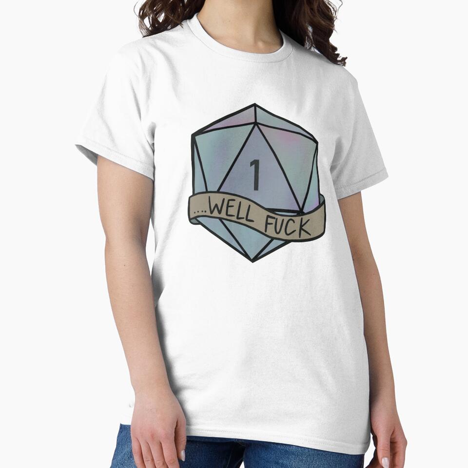 Copy of ...Well Fuck D20 by ladystromas T-Shirts, Hoodie, Sweatshirt | BlankRebels.com (Image 2)