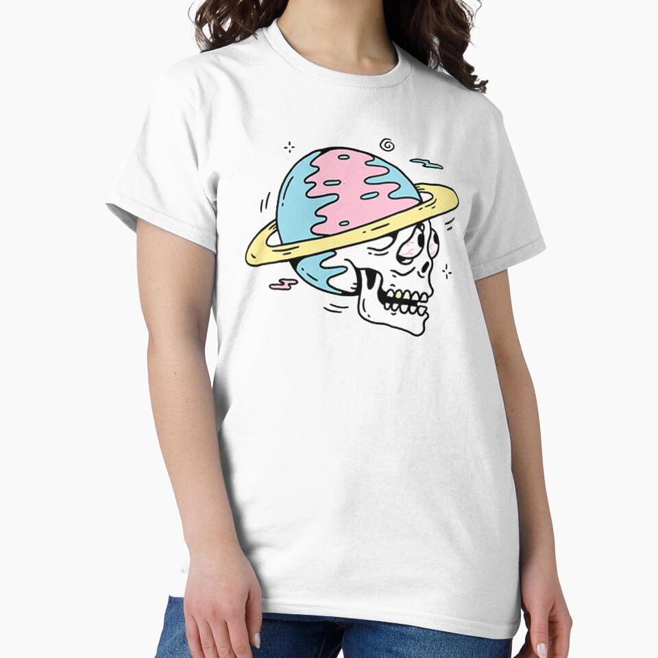 skull planet by luannsemmsobre T-Shirts, Hoodie, Sweatshirt | BlankRebels.com (Image 2)