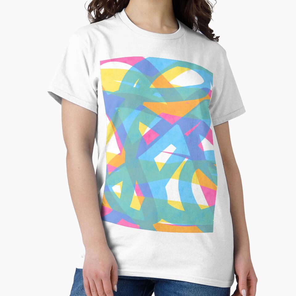 Rainbow Abstract Art by toohot2trot189 T-Shirts, Hoodie, Sweatshirt | BlankRebels.com (Image 2)