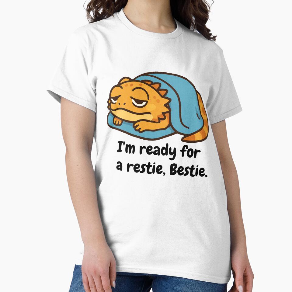 Cozy Beardie Under Blanket – Sleepy Bearded Dragon Cute Cartoon by Strange Comforts T-Shirts, Hoodie, Sweatshirt (Image 2)