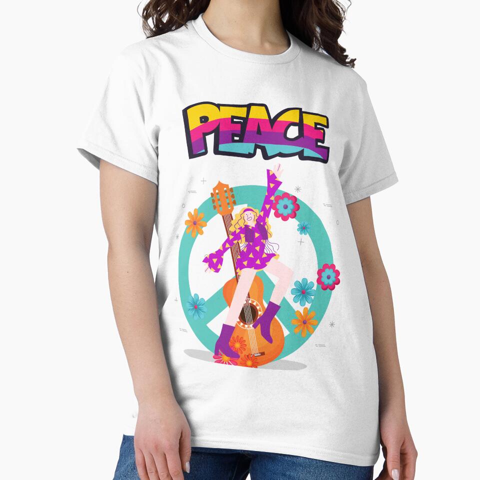 Hippie Peace by speakupandshine T-Shirts, Hoodie, Sweatshirt | BlankRebels.com (Image 2)
