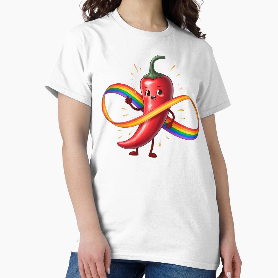 Kawaii Neurodivergent Pride Chili Pepper by SholoStudio T-Shirts, Hoodie, Sweatshirt | BlankRebels.com (Image 2)