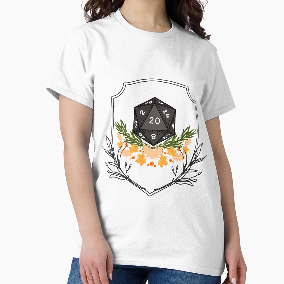 D20 shield with some heraldry by Chris Philbrook T-Shirts, Hoodie, Sweatshirt | BlankRebels.com (Image 2)