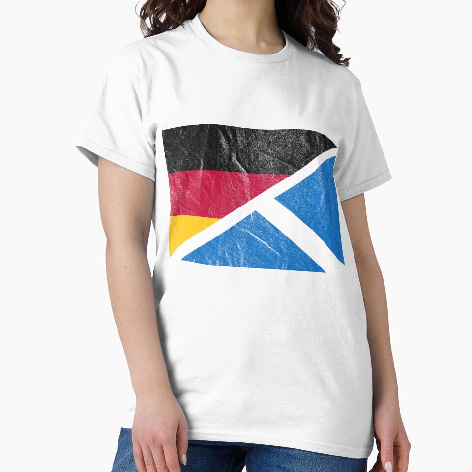 Distressed Germany Scotland Flag by Carl's Clothing