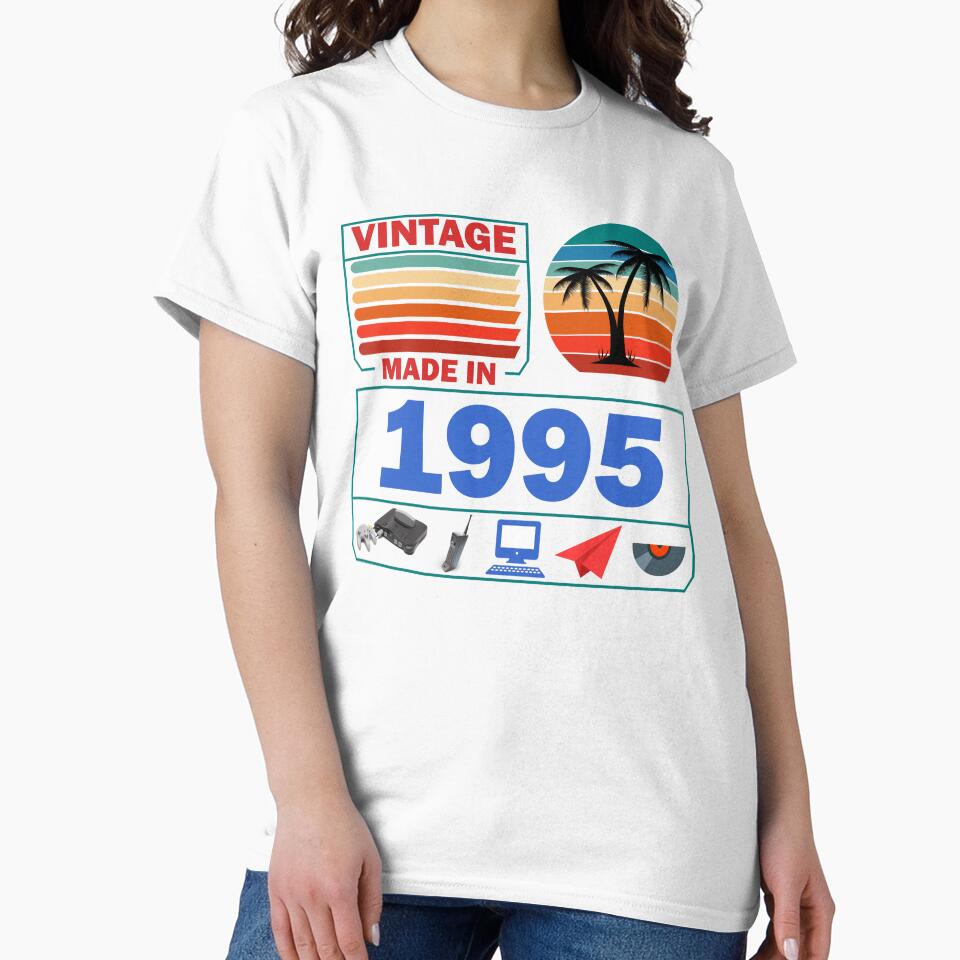 Vintage Aged Made in 1995 by Rami Khalifah T-Shirts, Hoodie, Sweatshirt | BlankRebels.com (Image 2)