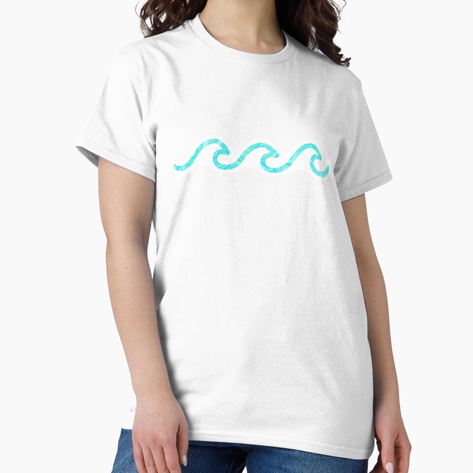 Triple Ocean Waves by honeybutterfly T-Shirts, Hoodie, Sweatshirt | BlankRebels.com (Image 2)