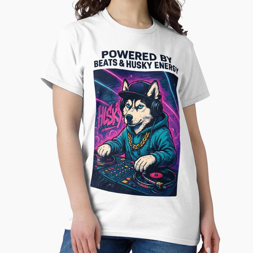 Husky DJ – Urban streetwear with Beats Energy by Pineapple-Tree T-Shirts, Hoodie, Sweatshirt | BlankRebels.com (Image 2)