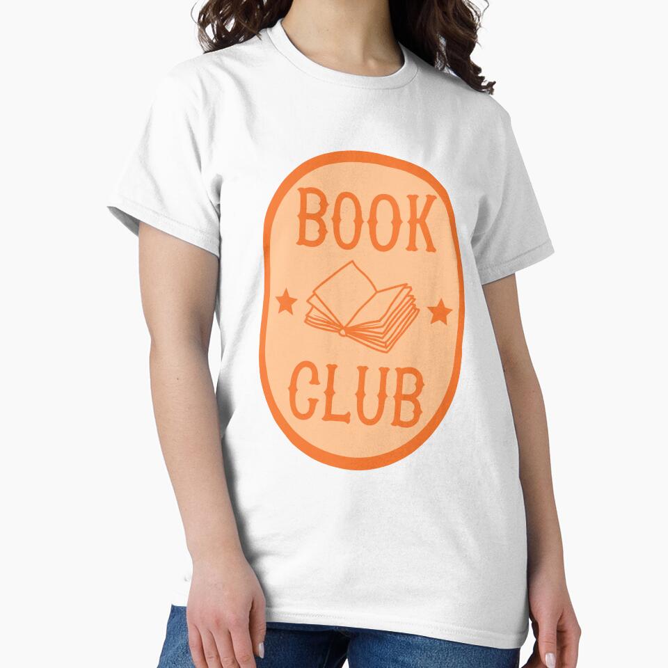 Book Club (Orange) by OscarAndOphelia T-Shirts, Hoodie, Sweatshirt | BlankRebels.com (Image 2)