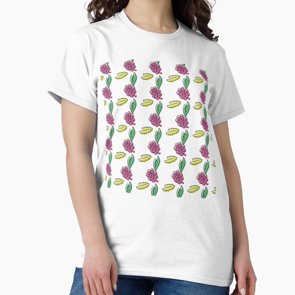 Aesthetic flower pattern by Wolagno T-Shirts, Hoodie, Sweatshirt | BlankRebels.com (Image 2)