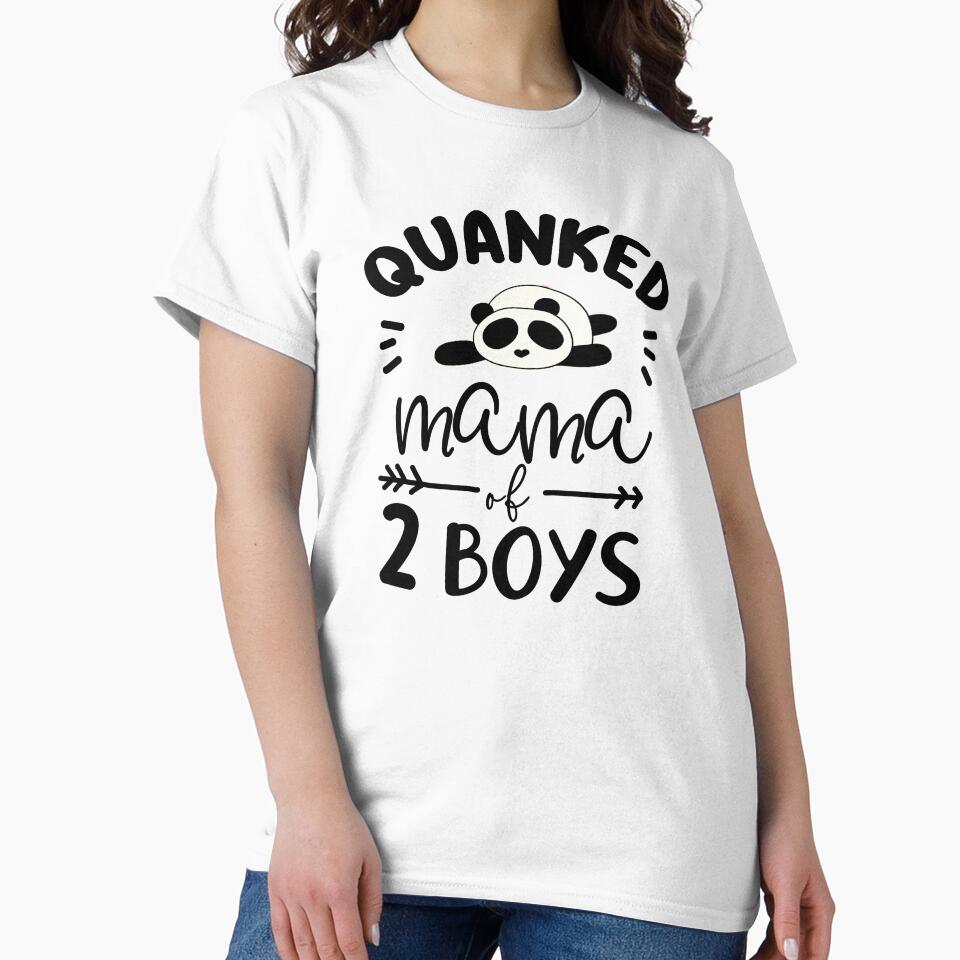 Quanked Mama of 2 Boys by GrimButterfly T-Shirts, Hoodie, Sweatshirt | BlankRebels.com (Image 2)