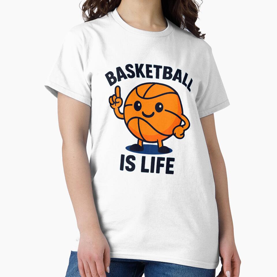 Basketball Is Life – Cute Smiling by thepicassoUA T-Shirts, Hoodie, Sweatshirt | BlankRebels.com (Image 2)